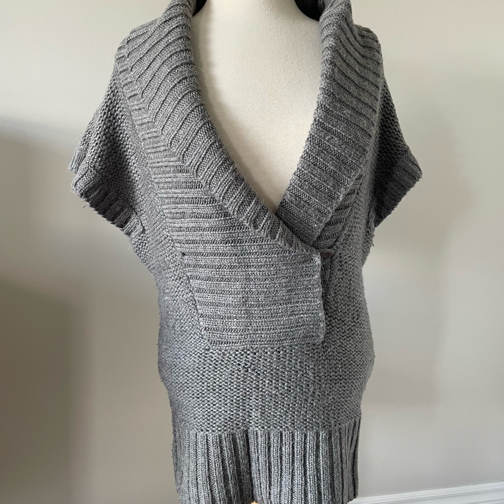 Wilfred Charcoal Cowl Neck Sweater